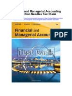 Financial and Managerial Accounting 9th Edition Needles Test Bank