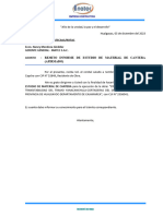 CARTA #09 - Presemtacion de Informe de Cantera