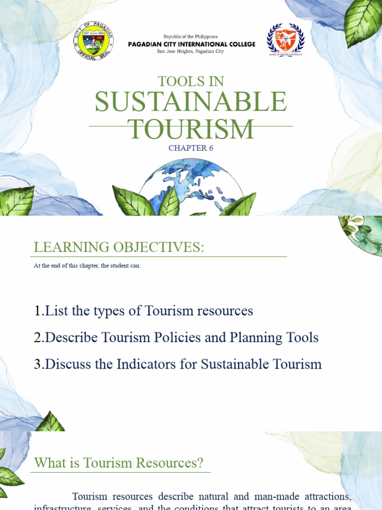 Tools for Sustainable Tourism Planning | PDF