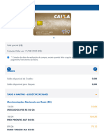 Próxima Fatura: Total Parcial (R$) : Cotação Dólar em 17/08/2023 (R$)