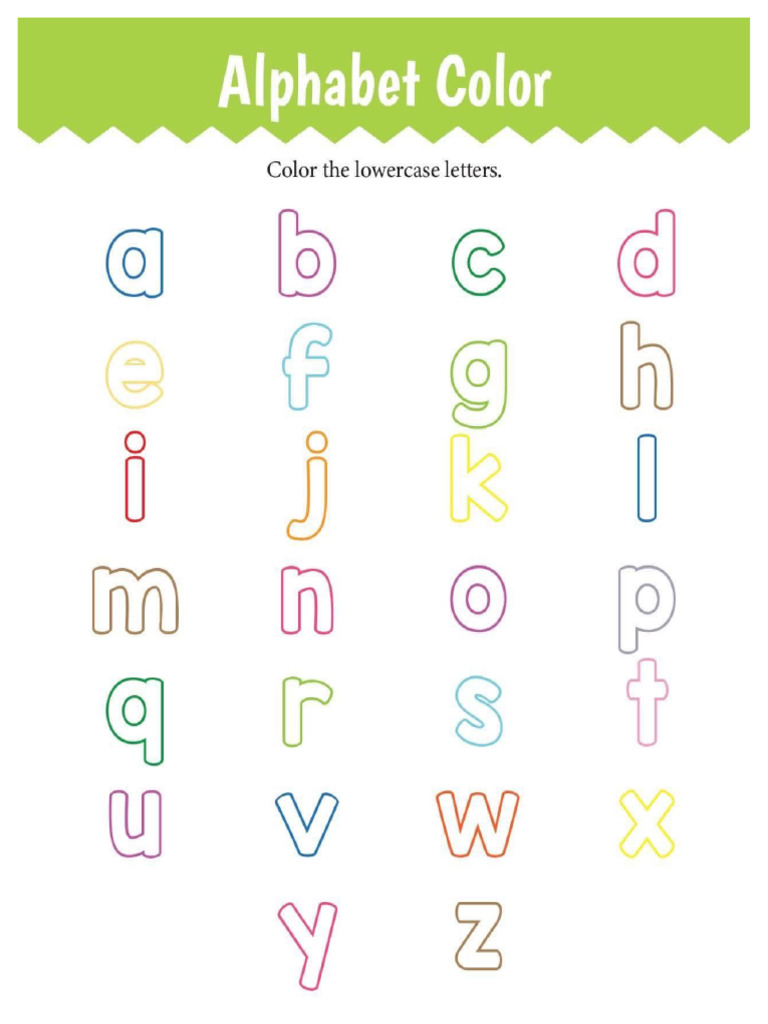 Alphabet Tracing | PDF