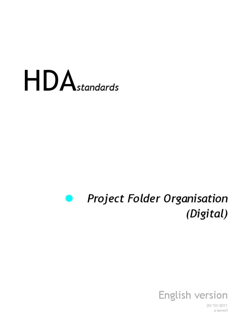 Project Folder Organization Guide | PDF | Auto Cad | 3 D Modeling