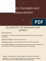 LESSON Elasticity Concept Measurement