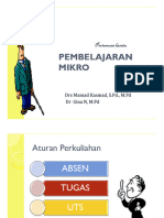 Pembelajaran Mikro Pertemuan Ke-1