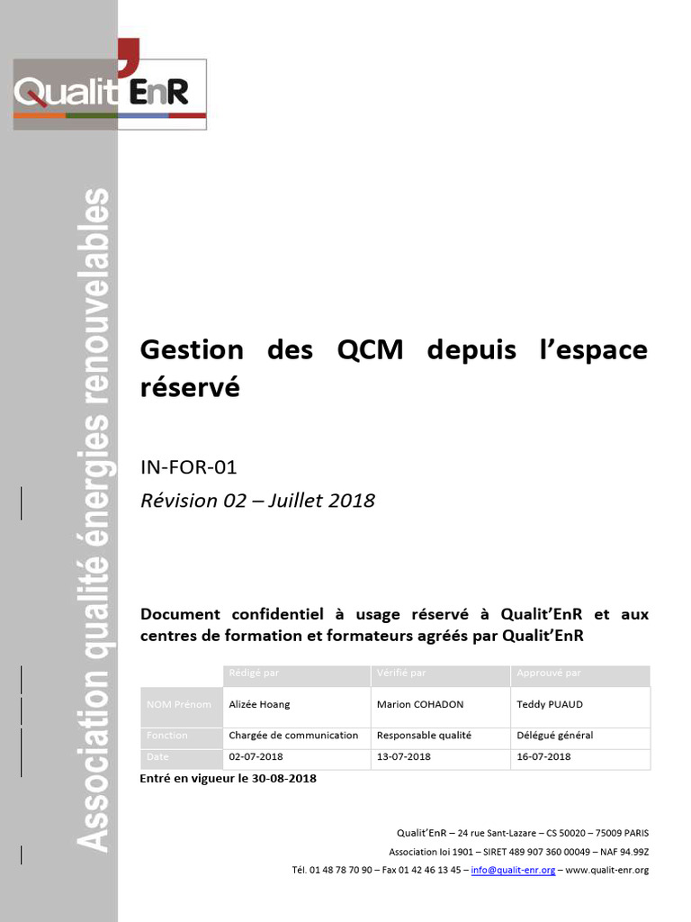 Gestion Des QCM | PDF