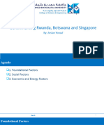 Benchmarking Rwanda, Botswana and Singapore