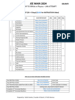 30 Days Planner JEE Main 2024 Jan Attempt