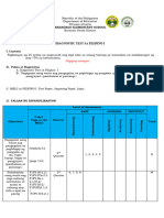 Diagnostic Test - Filipino 1