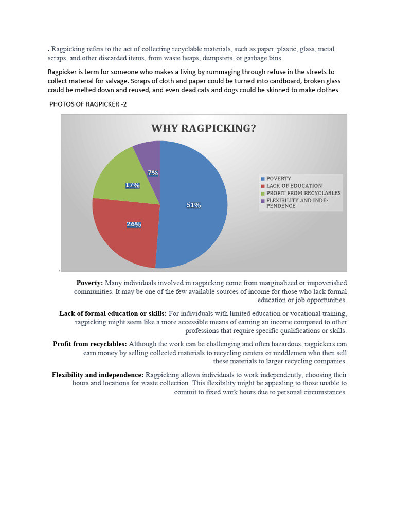 Life and Challenges of Ragpickers | PDF | Career & Growth | Wellness