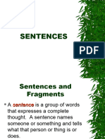 1 Sentences