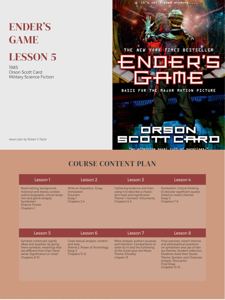 Ender's Game L5.2 Robert | PDF, image size:768x1024