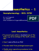 Local Anaesthetics I