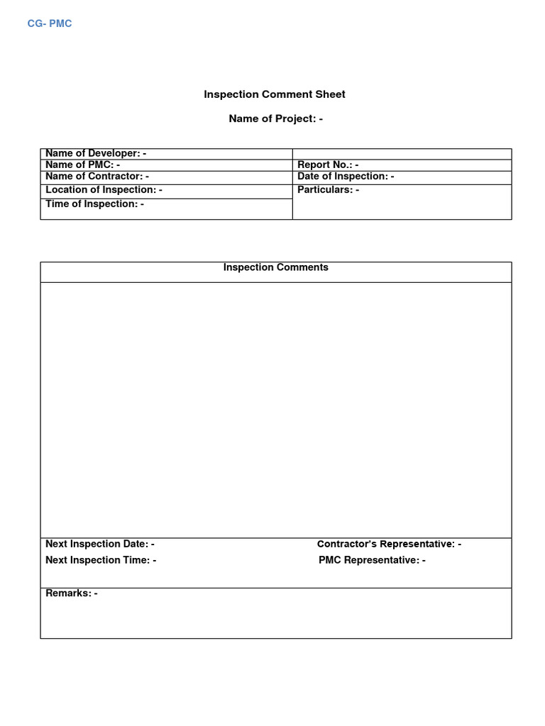 QA QC CheckList | PDF