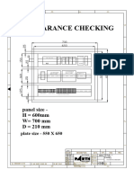 Clearence Checking Panel Layout