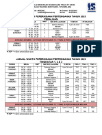 Jadual Waktu Peperiksaan Pertengahan Tahun 2023