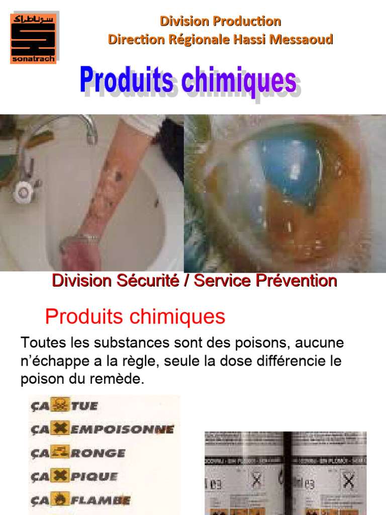 Dangers des Produits Chimiques en Industrie | PDF | Poumon | Brûlure