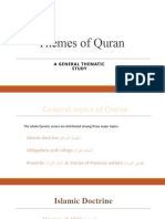 Themes of Quran (Islamic Doctrine)