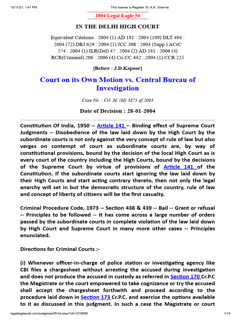 court-on-its-own-motion-vs-cbi-pdf-bail-arrest