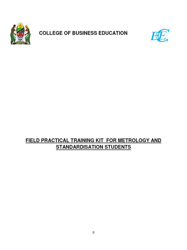 Field Practical Training Kit For Students Metrology Pdf