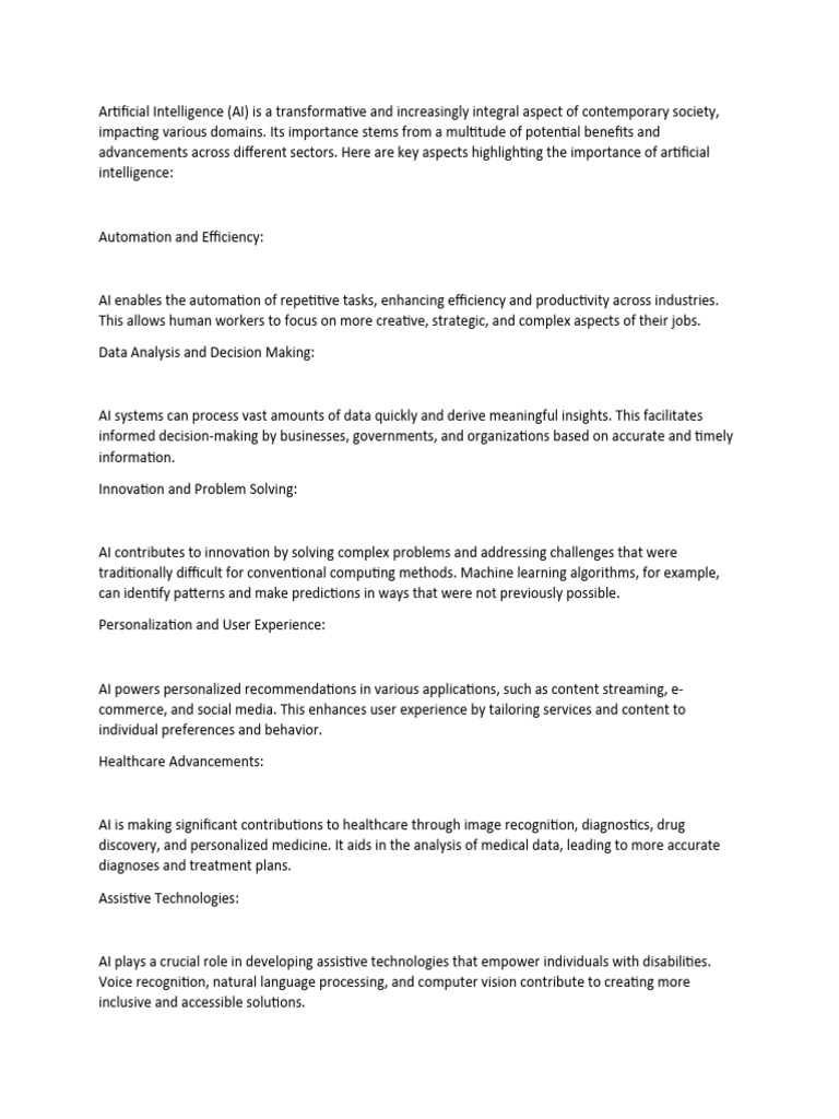 AI | PDF | Artificial Intelligence | Intelligence (AI) & Semantics