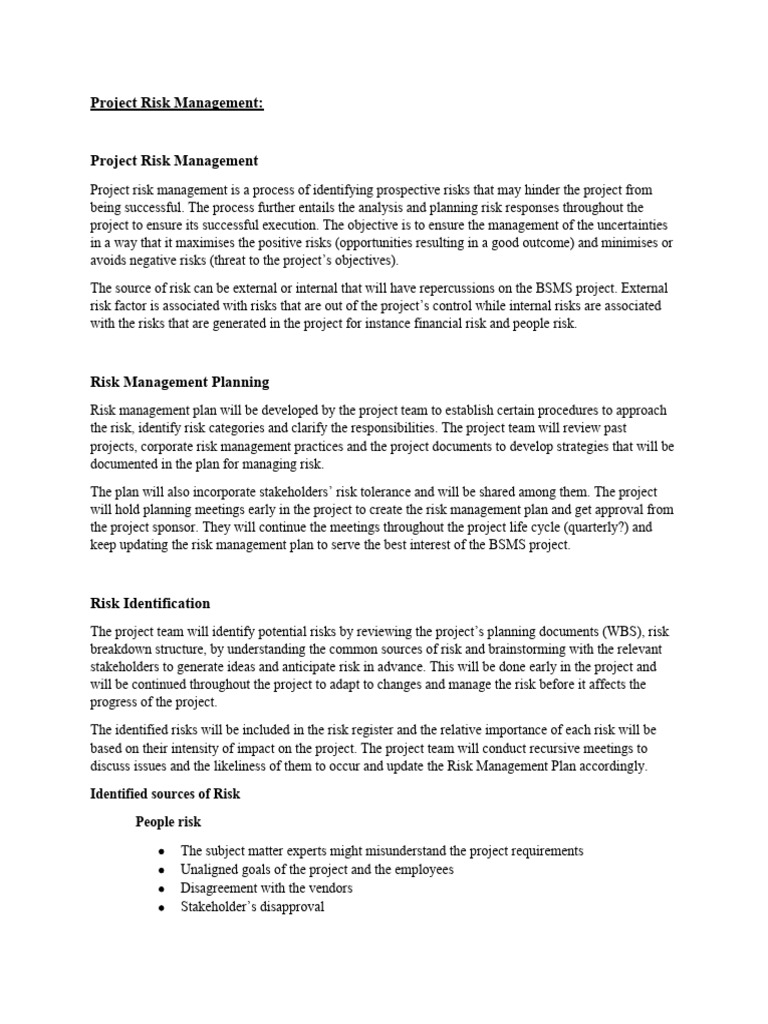 Risk Management | PDF | Business | Art