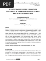 Effect of Macroeconomic Variables On