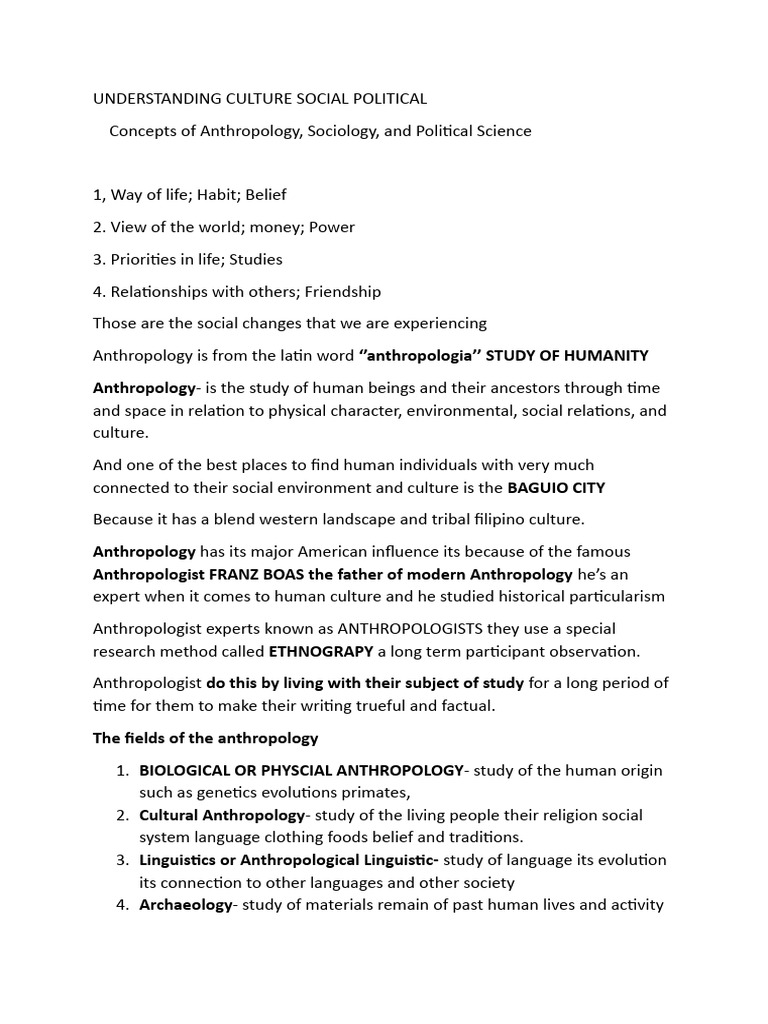 Understanding Society Pdf