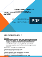 Pemanfaatan Lahan Pekarangan (Materi Pelatihan Ketapang Desa Ki Des 23