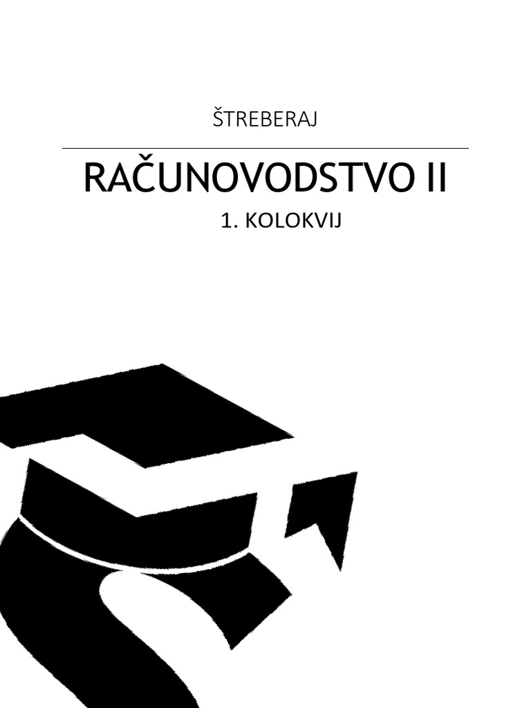 Rač II Skripta 1. Kol | PDF