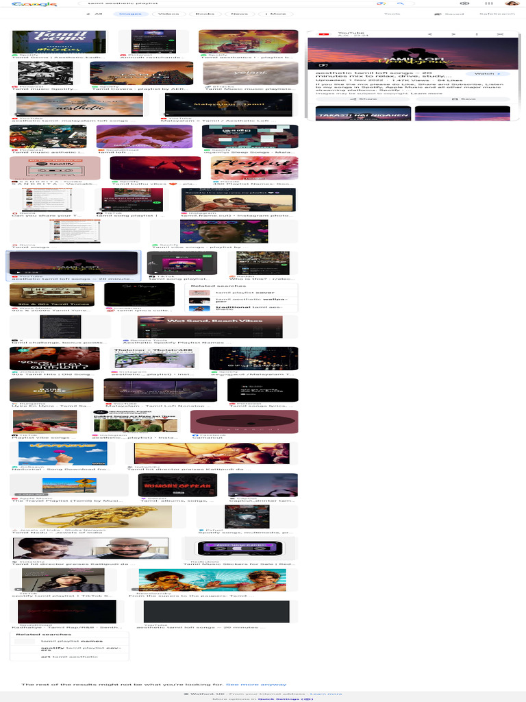 aesthetic tamil songs list