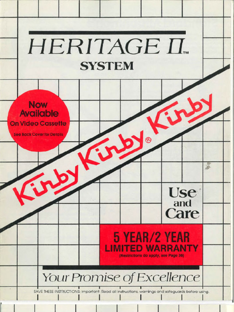 Kirby Heritage_2_Manual PDF
