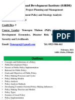 Concepts and Theories of Policy Analysis