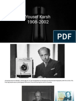 Yousef Karsh Photography Presentation