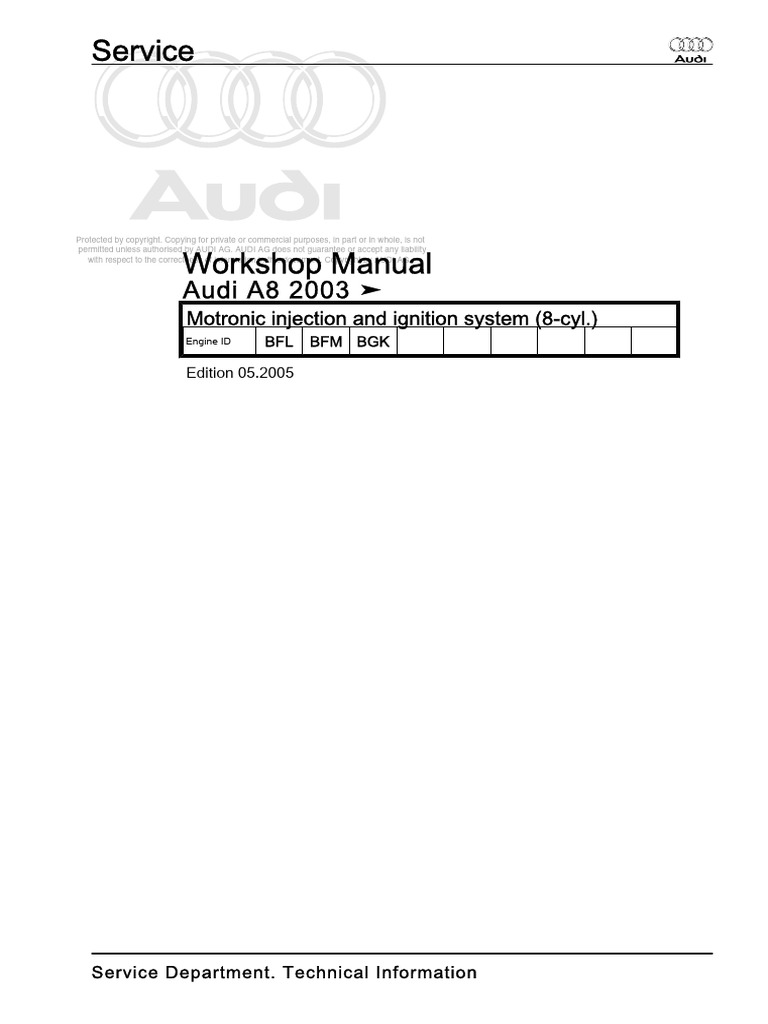 34Service Manual Motronic Injection and Ignition System (8Cyl BFL