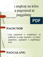 Mga Angkop Na Kilos Sa Pagsunod at Paggalang: Quarter 3-Module 5