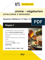 Programme Nutrition Special Vegetarien Homme 1