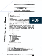 Experiment 04 BME Screw Gauge