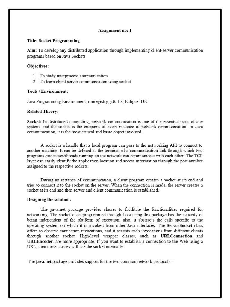 Distributed Systems Lab Manual PDF