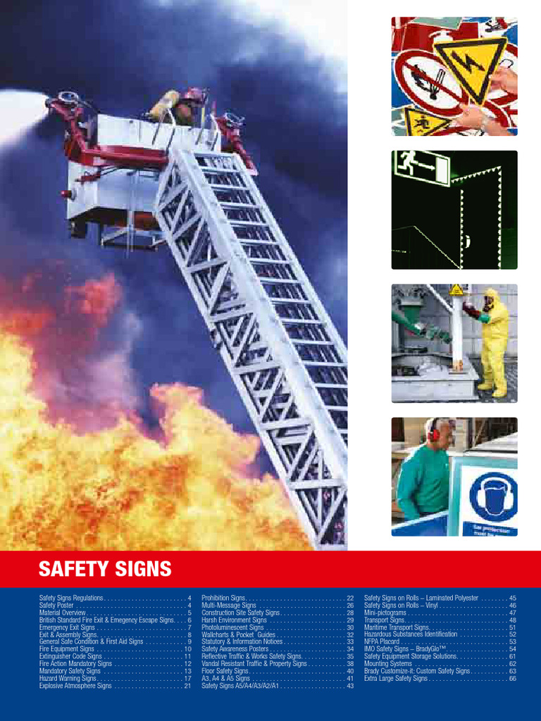 Safety Signs PDF First Aid Lamination