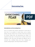 Overcoming Fear