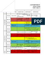 Time Table Even 23-24