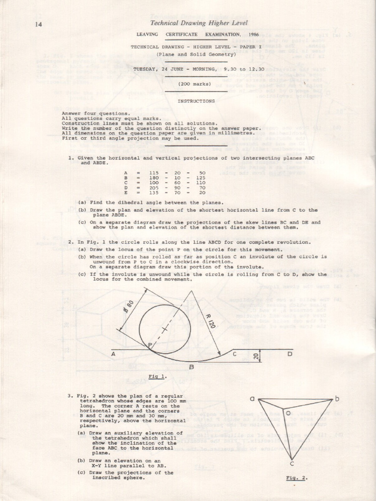 TechDrawing LC H 1986 P1 | PDF