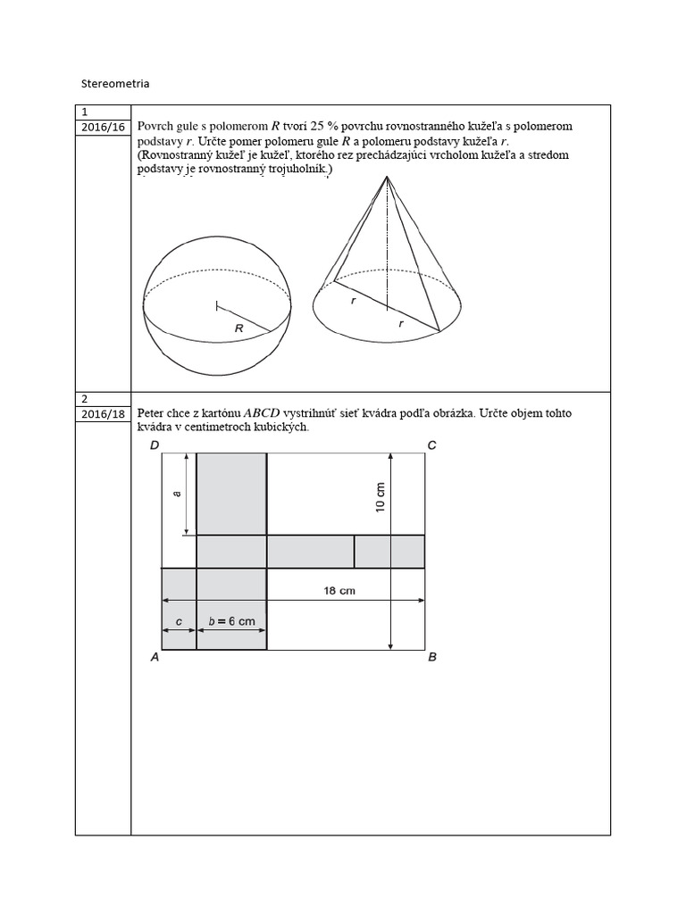 Stereometria | PDF
