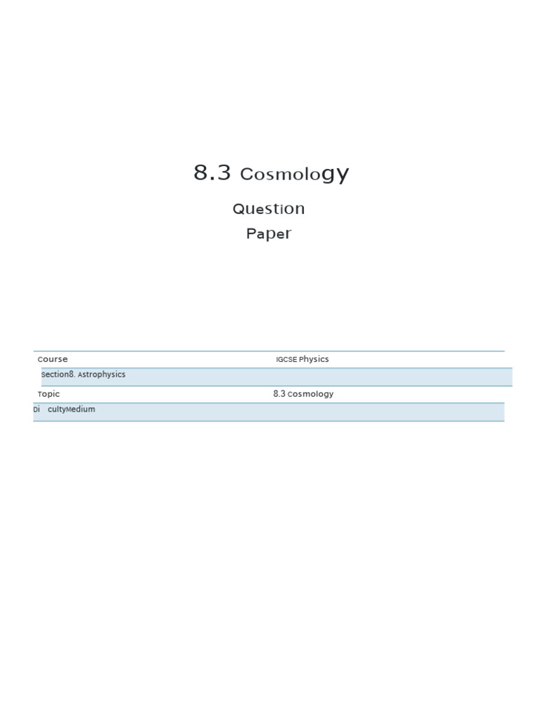 Understanding Galactic Redshift and CMBR | PDF