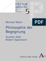 (Eichstätter philosophische Studien_ 5) Michael Maier - Philosophie der Begegnung_ Studien über Robert Spaemann-Karl Alber (2021)