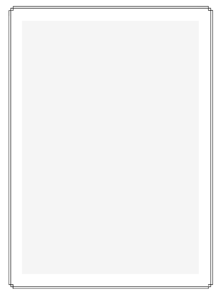 White and Black Minimalist Simple Page Border | PDF