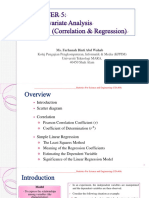 Chapter Five - Correlation & Regression (STA408) - 230611 - 211949