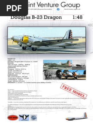B-23 Dragon Joint Venture 1.48 Free Model