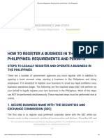 Business Registration Requirements and Permits in The Philippines