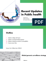 Recent Updates in Public Health